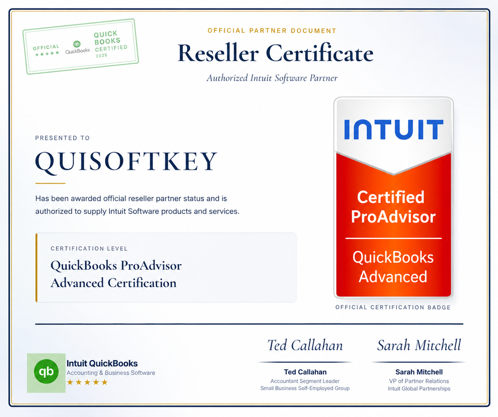 Official Reseller Certificate